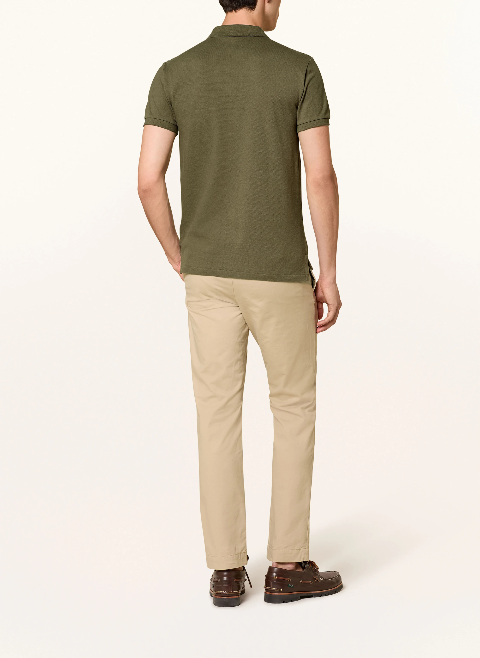 POLO RALPH LAUREN Piqué-Poloshirt Slim Fit – KHAKI