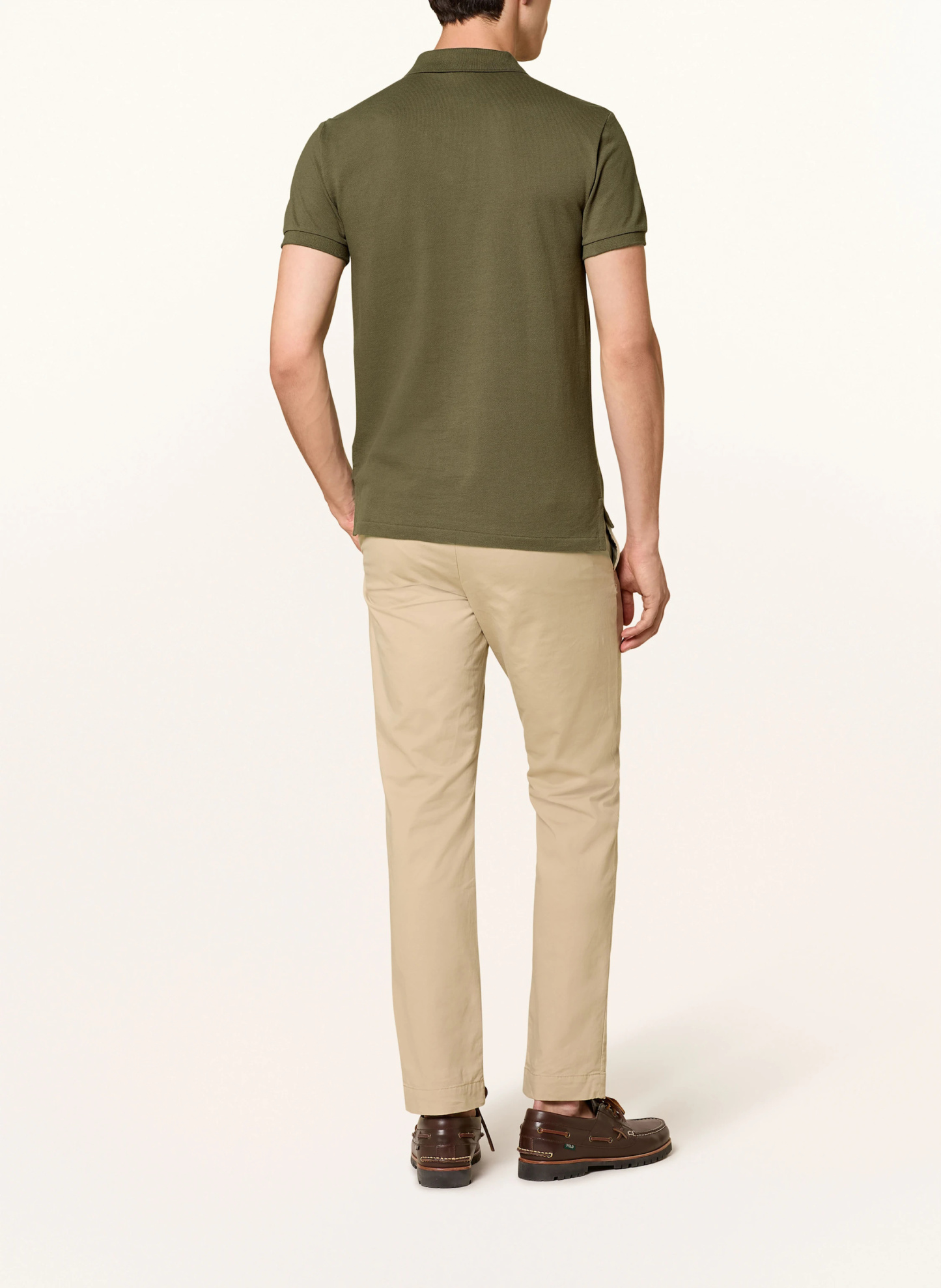 POLO RALPH LAUREN Piqué-Poloshirt Slim Fit – KHAKI