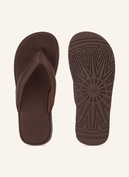 UGG Zehentrenner SEASIDE 2 FLIP – DUNKELBRAUN