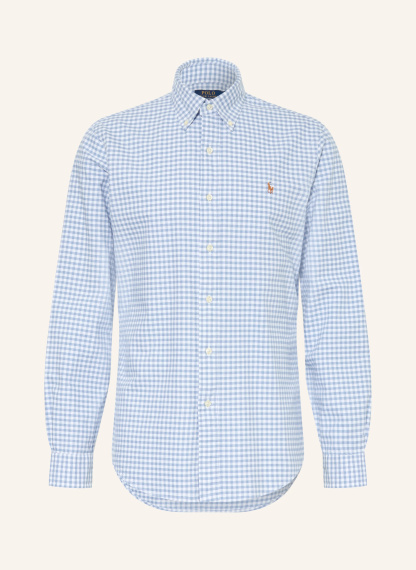 POLO RALPH LAUREN Hemd Custom Fit – HELLBLAU / WEISS