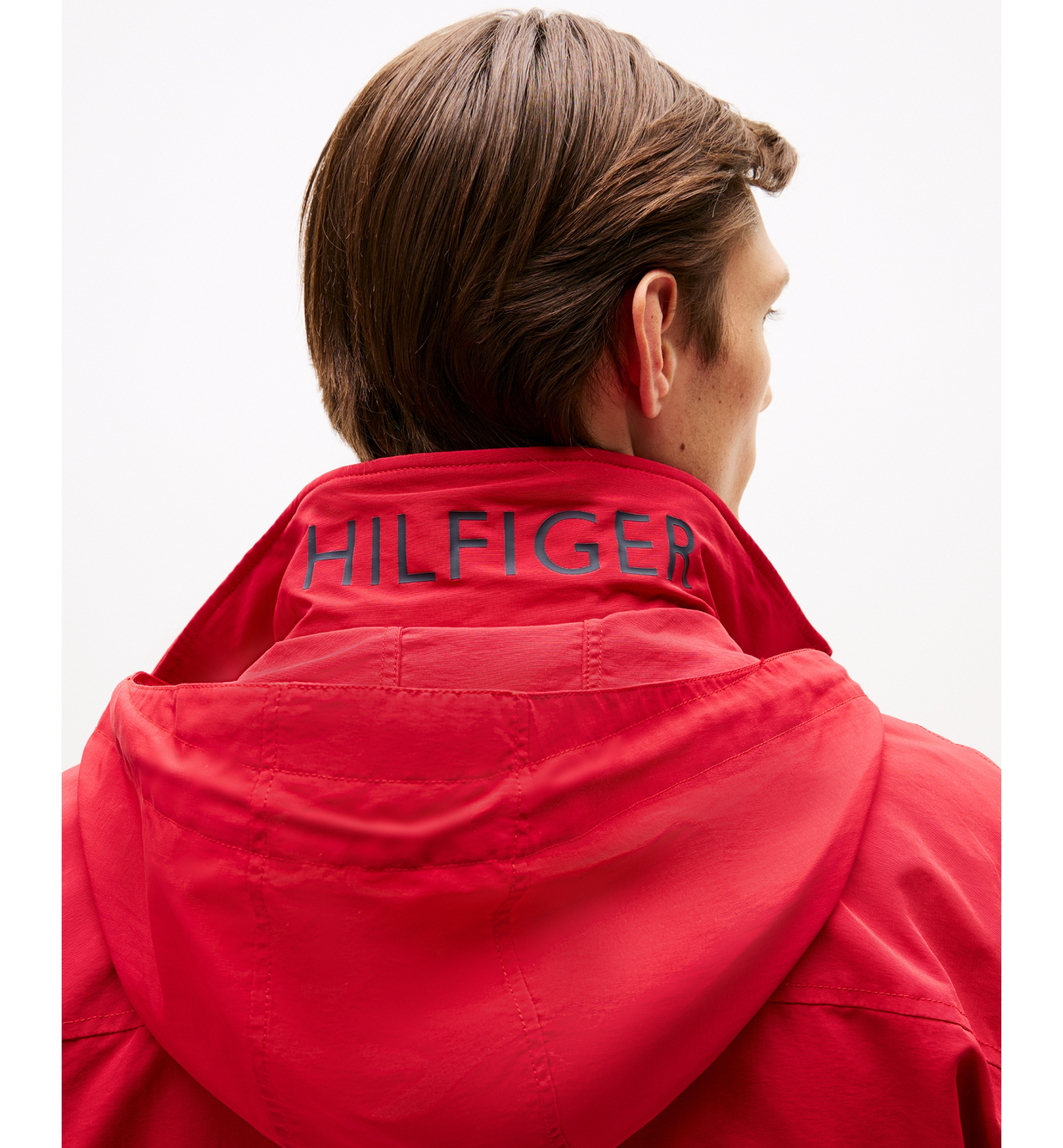 Tommy Hilfiger Men's Regatta Water Resistant Jacket - Medium Red