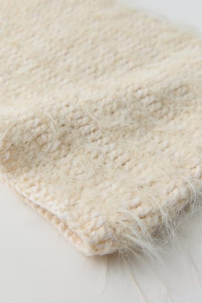 Mylo Square Beanie - Ivory