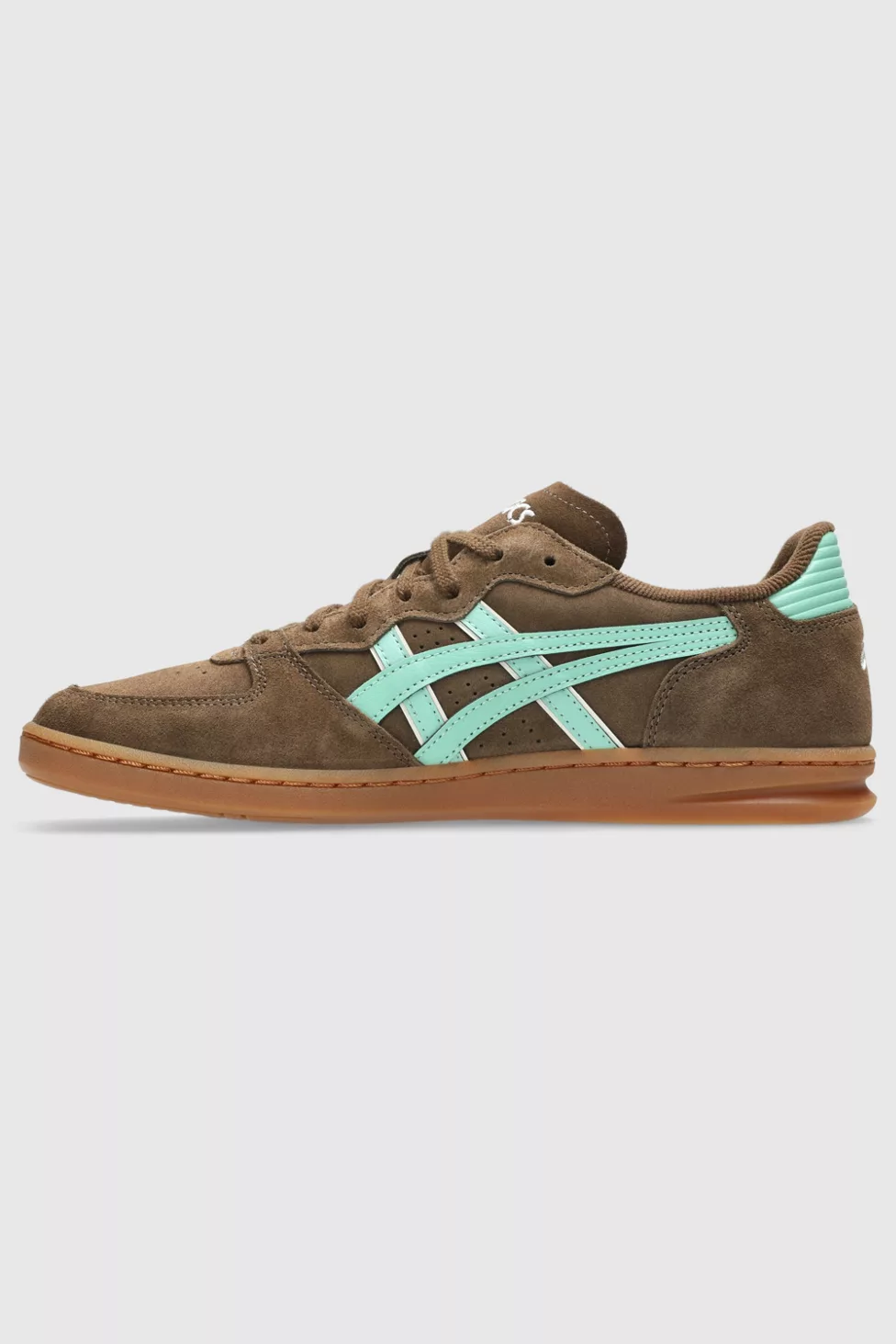 ASICS Skyhand OG Suede Sportstyle Sneakers - Brown Storm/Ice Green