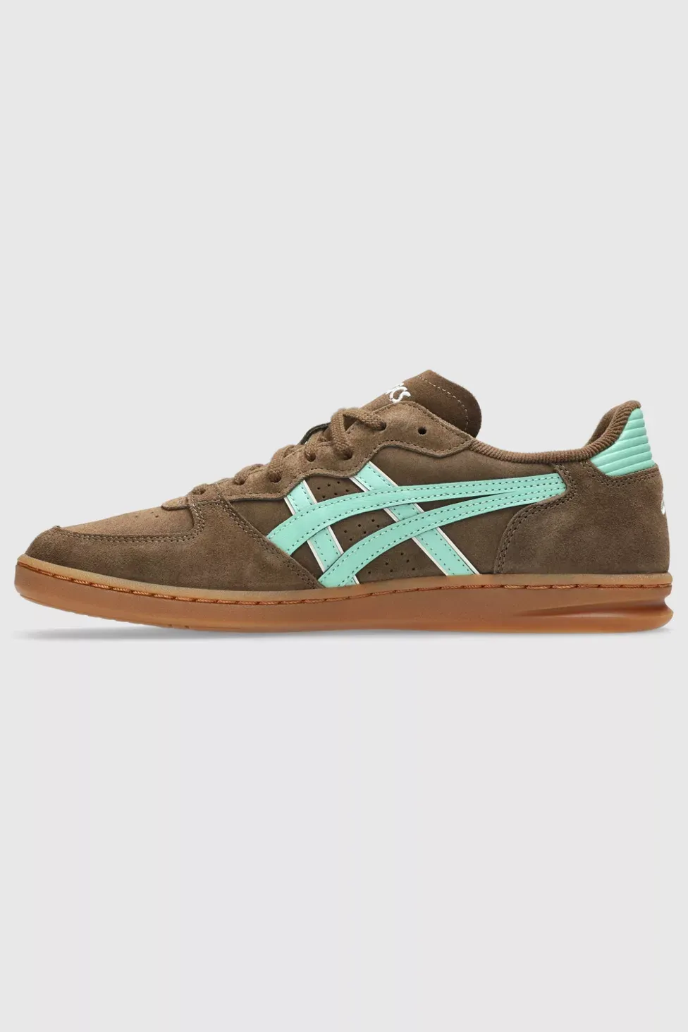 ASICS Skyhand OG Suede Sportstyle Sneakers - Brown Storm/Ice Green