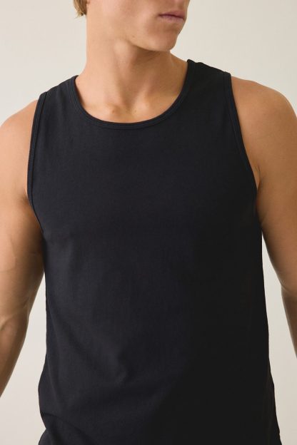 Standard Cloth Maddox Tank Top - Washed Black