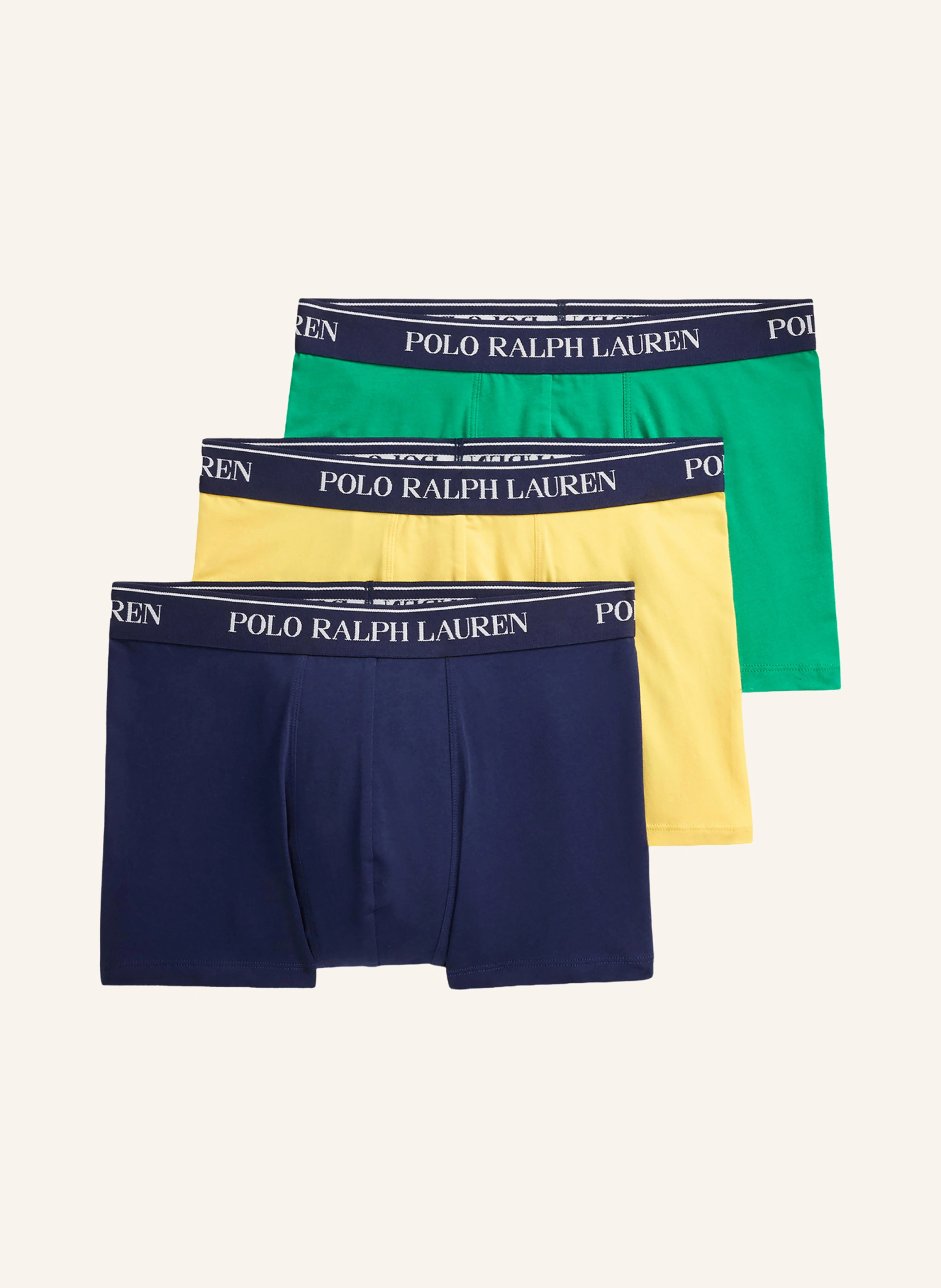 POLO RALPH LAUREN 3er-Pack Boxershorts – DUNKELBLAU / GELB / GRÜN