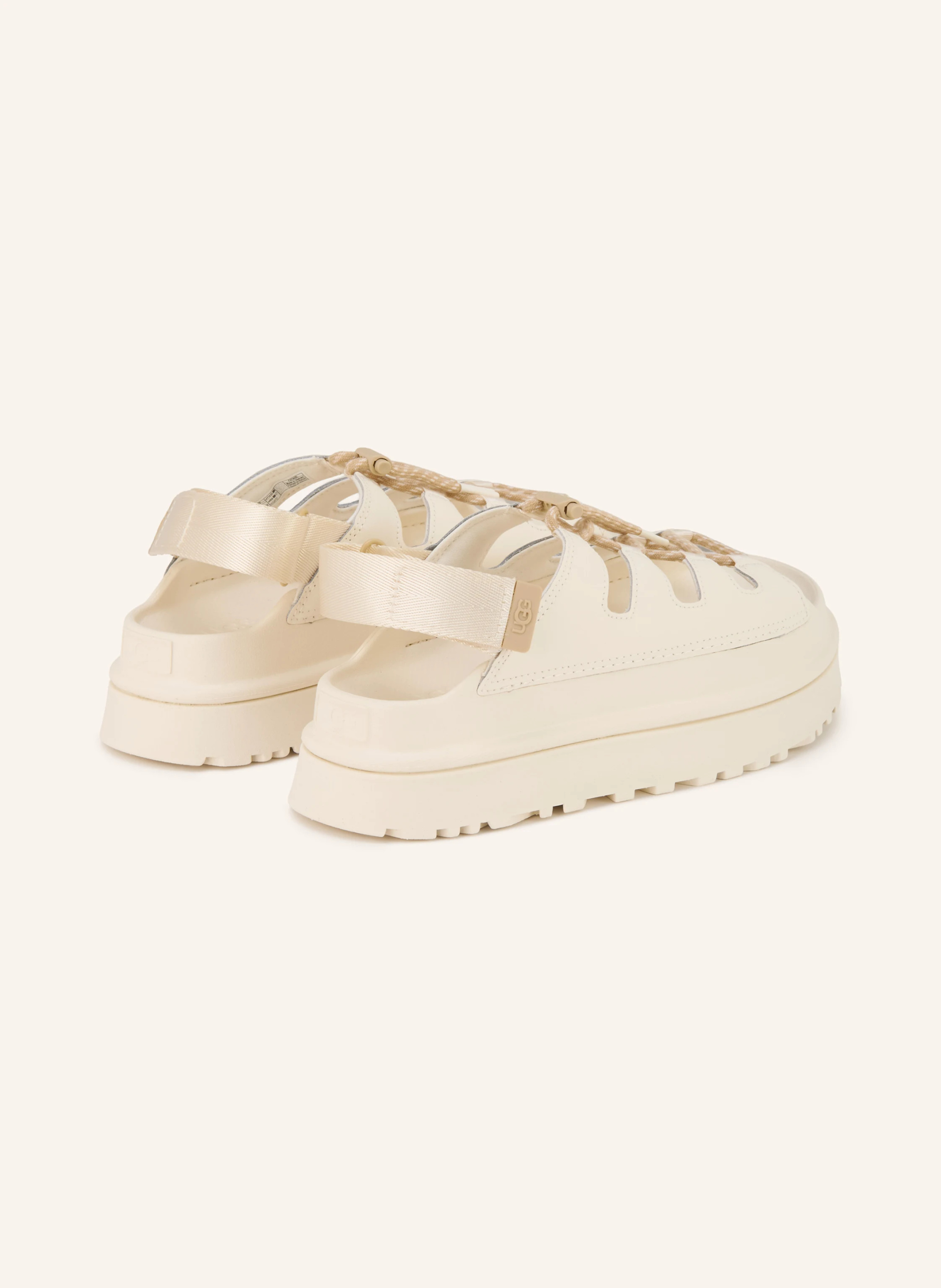 UGG Plateau-Sandalen GOLDENGLOW TOGGLE – WEISS