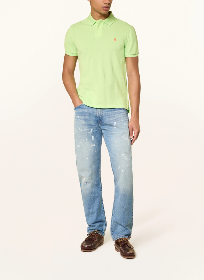 POLO RALPH LAUREN Piqué-Poloshirt Custom Slim Fit – NEONGRÜN