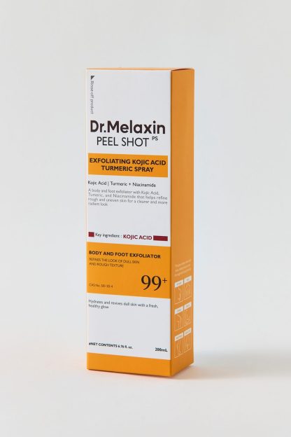 Dr. Melaxin Peel Shot Keratin Care Kojic Acid Turmeric Body & Foot Exfoliating Spray - Assorted