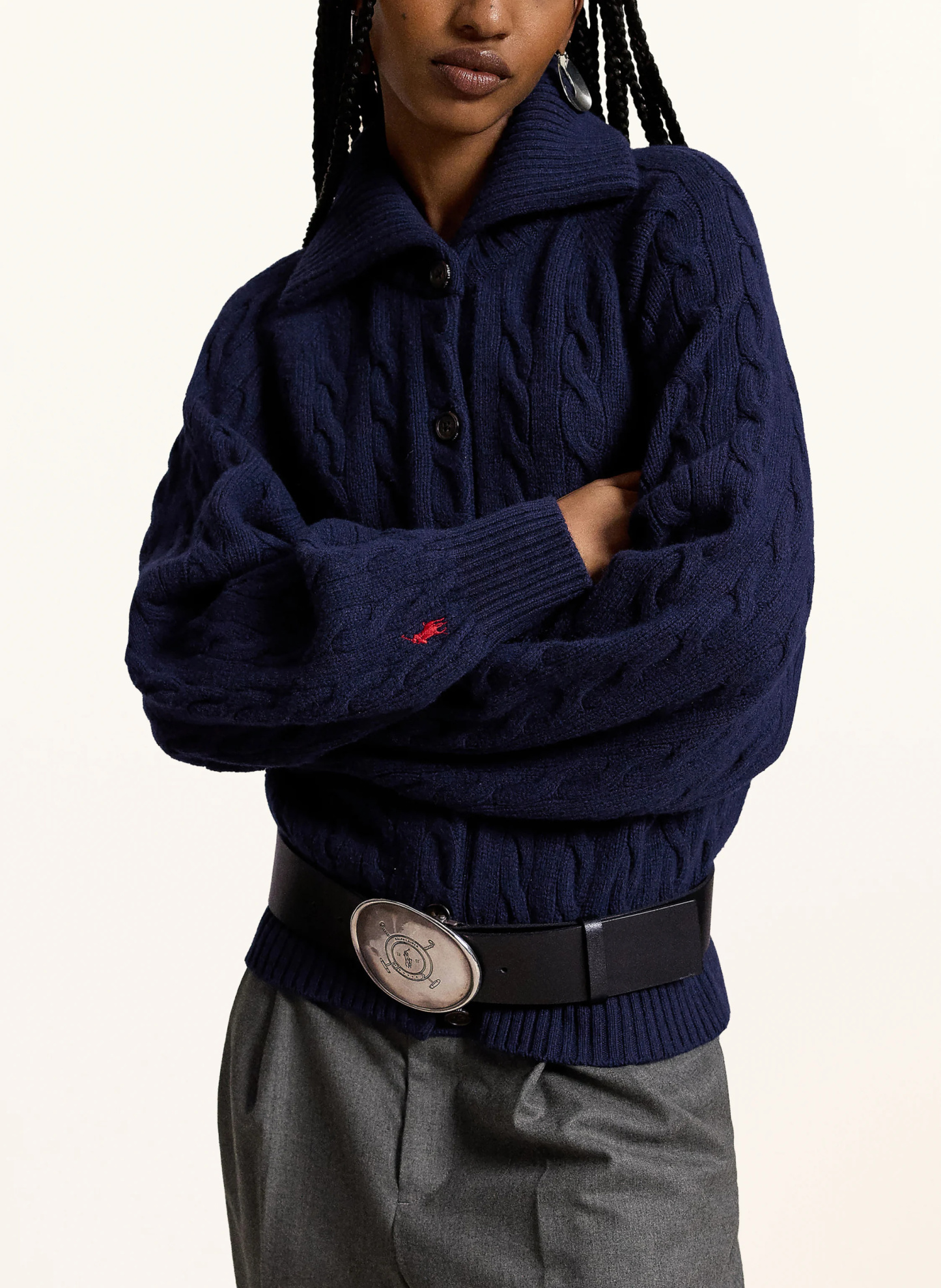 POLO RALPH LAUREN Strickjacke – DUNKELBLAU