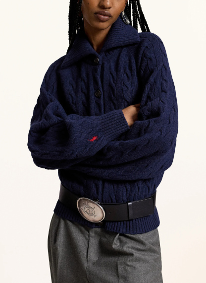 POLO RALPH LAUREN Strickjacke – DUNKELBLAU
