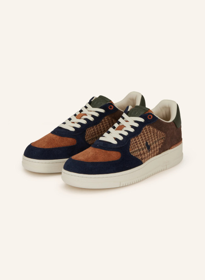 POLO RALPH LAUREN Sneaker MASTERS – DUNKELBLAU / BRAUN / KHAKI