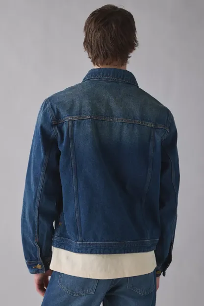 BDG Classic Denim Trucker Jacket - Rinsed Denim