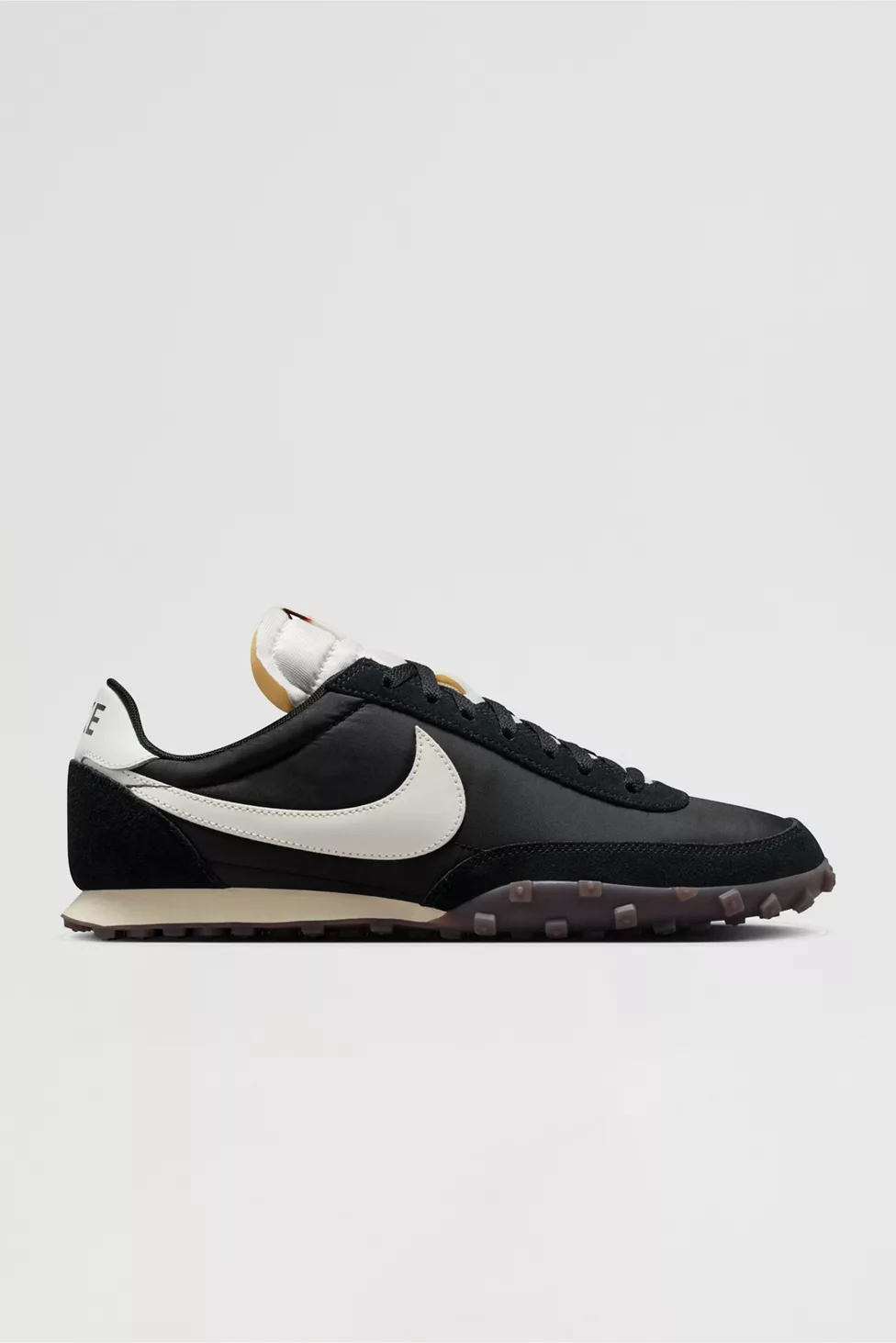 Nike Men's Waffle Racer Sneakers - Black/Sail-Coconut Milk-G
