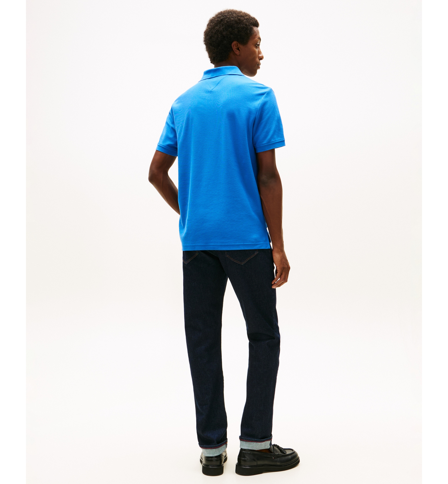 Tommy Hilfiger Men's Classic-Fit Embroidered Script Logo Polo Shirt - Blue Orbit