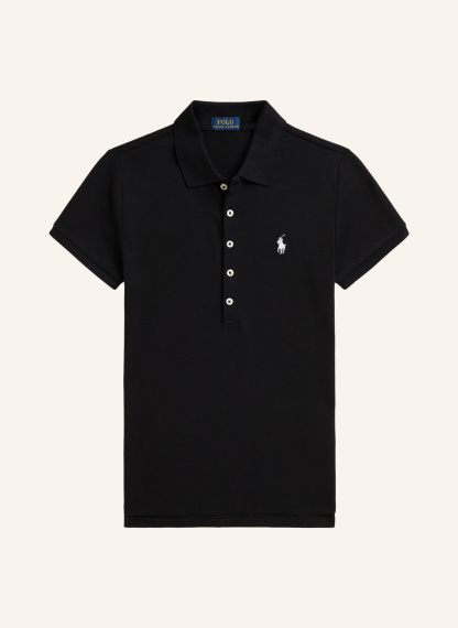POLO RALPH LAUREN Piqué-Poloshirt – SCHWARZ