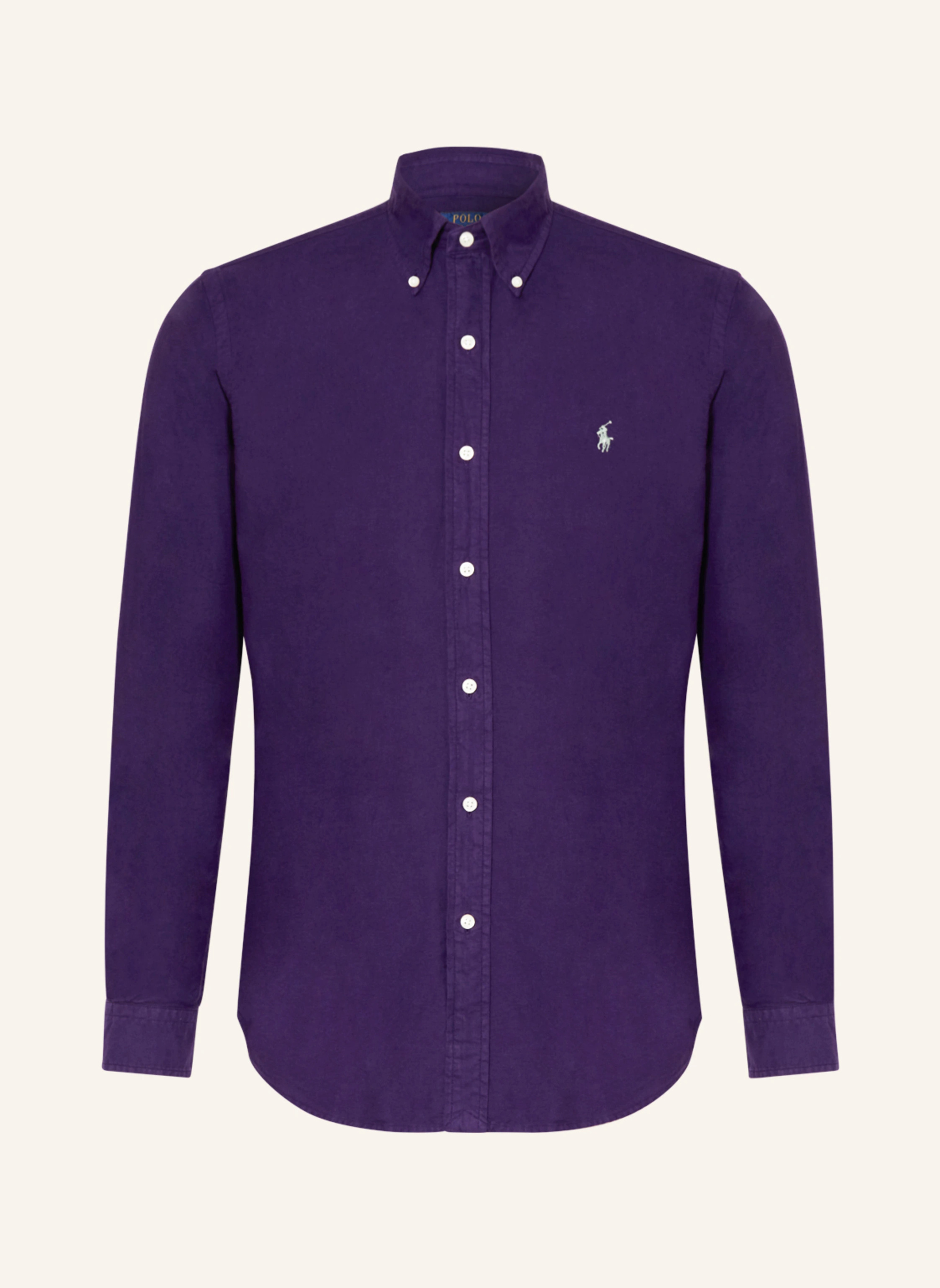 POLO RALPH LAUREN Oxfordhemd Custom Fit – DUNKELLILA