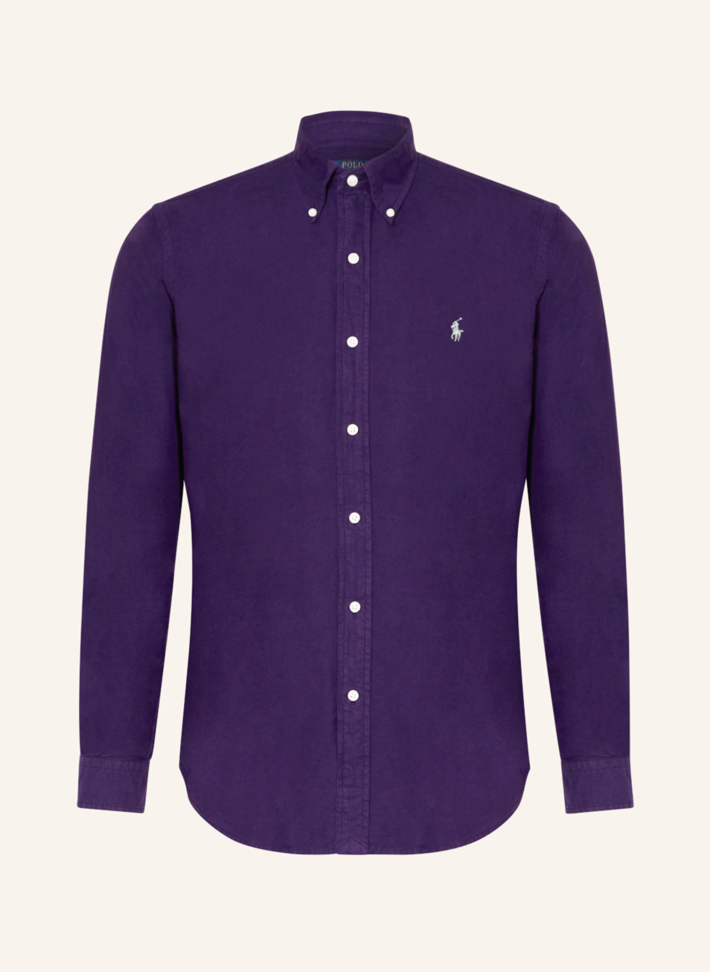 POLO RALPH LAUREN Oxfordhemd Custom Fit – DUNKELLILA