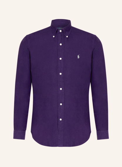 POLO RALPH LAUREN Oxfordhemd Custom Fit – DUNKELLILA