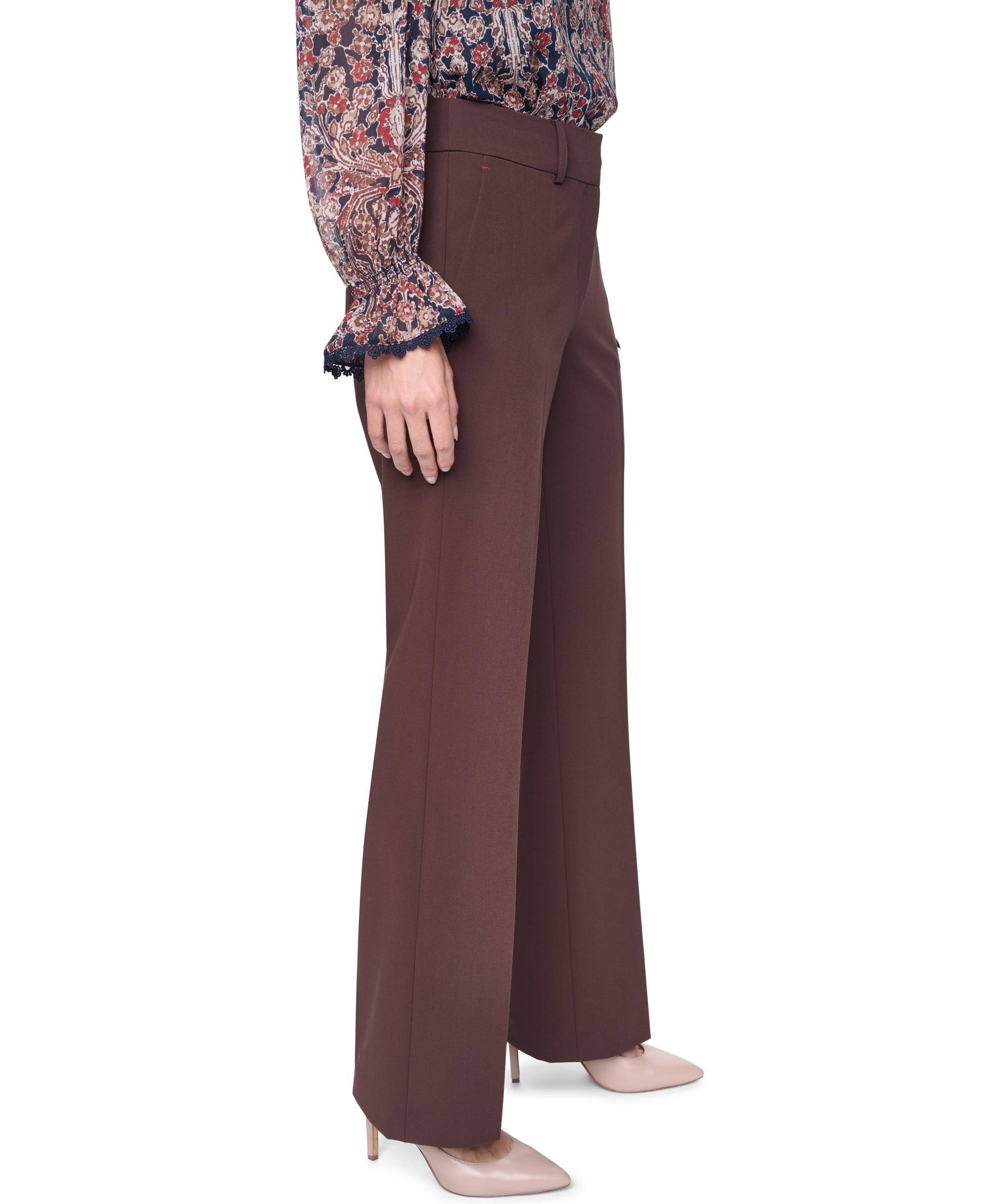Tommy Hilfiger Women's Sutton Mid-Rise Bootcut Pants - Chicory