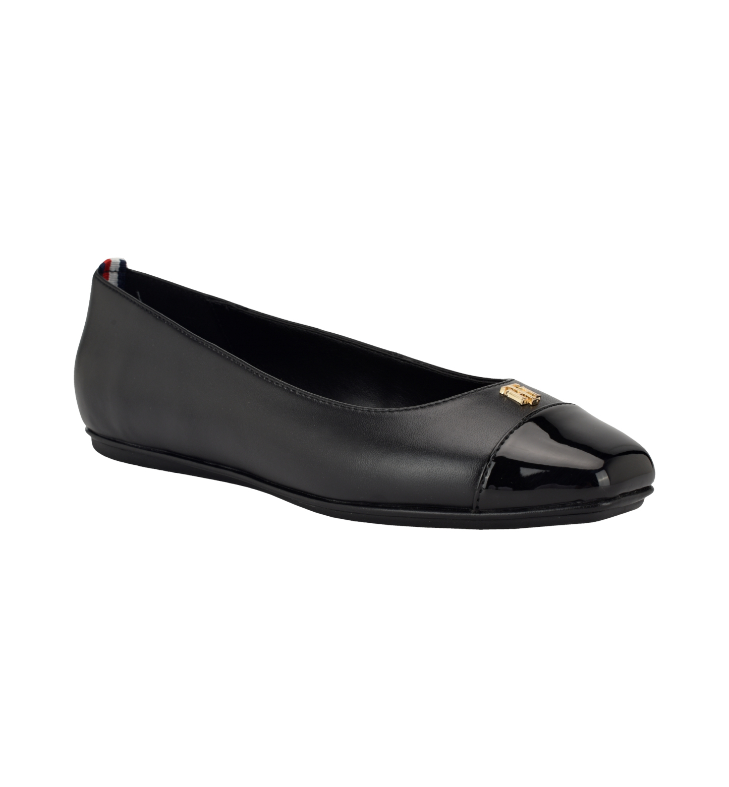 Tommy Hilfiger Women's Bekim Cap Toe Ballet Flats - Black