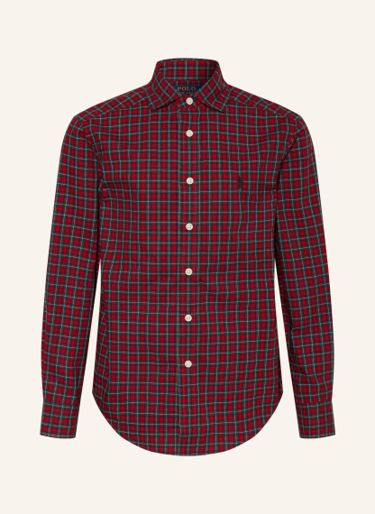 POLO RALPH LAUREN Hemd – DUNKELROT / GRÜN / BLAU