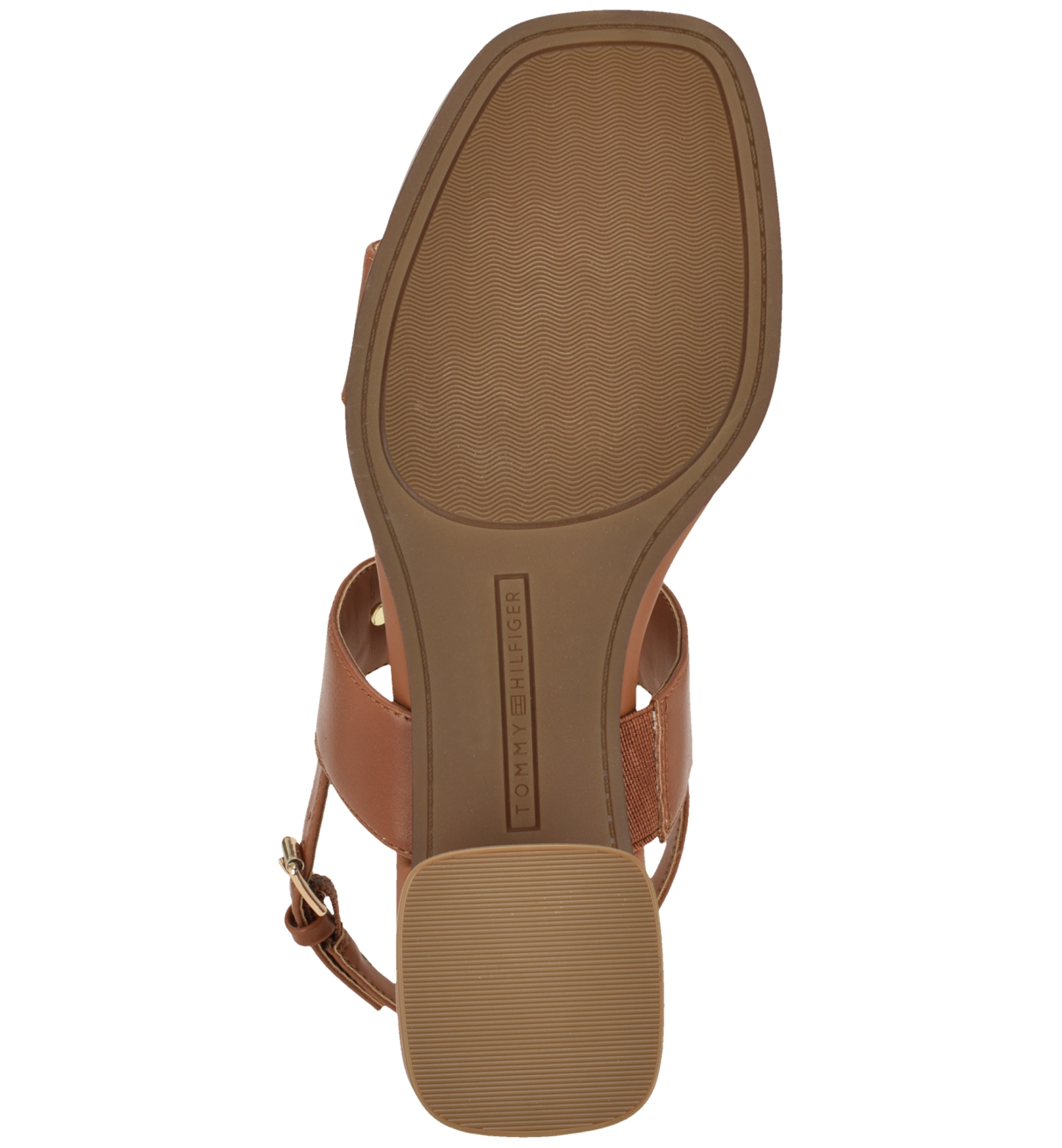 Tommy Hilfiger Women's Mhena Block Heel City Sandal - Cognac