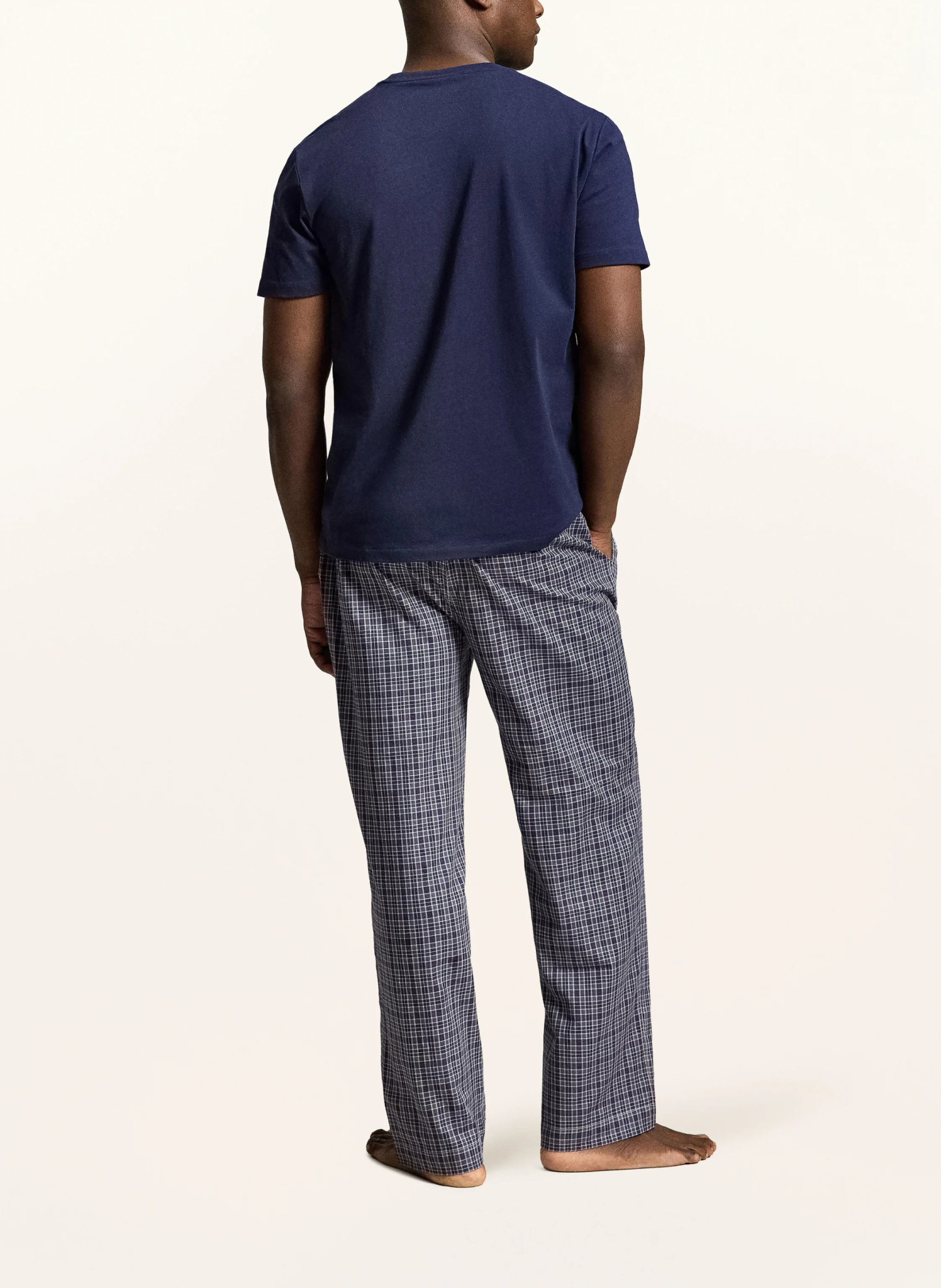 POLO RALPH LAUREN Schlafanzug – DUNKELBLAU / HELLBRAUN