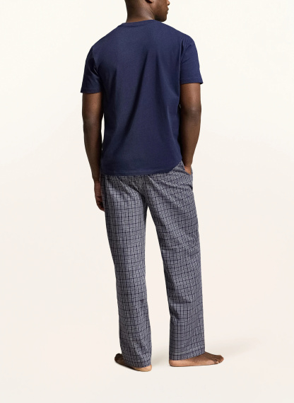 POLO RALPH LAUREN Schlafanzug – DUNKELBLAU / HELLBRAUN