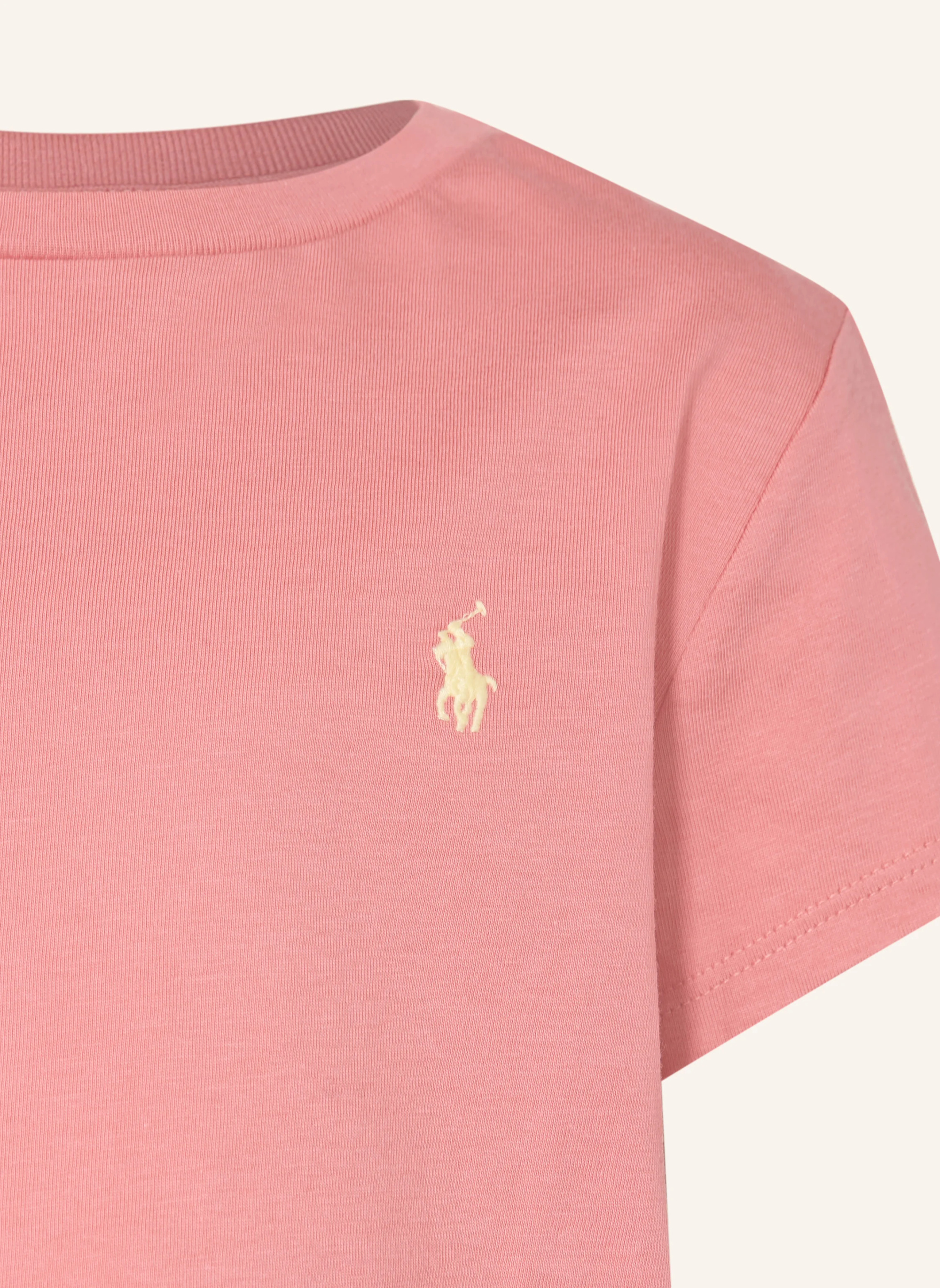 POLO RALPH LAUREN T-Shirt – ROSA / CREME