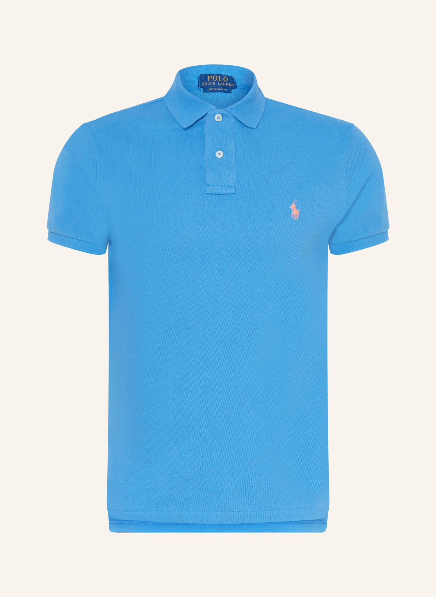 POLO RALPH LAUREN Piqué-Poloshirt Custom Slim Fit – BLAU (3)