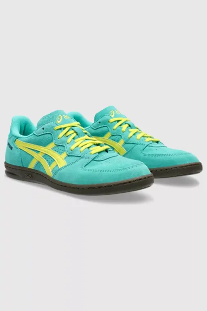 ASICS Skyhand OG Suede Sportstyle Sneakers - Waterfall/Lemon Spark