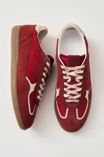 ALOHAS tb. 490 Leather Sneakers - Rife Sheen Red