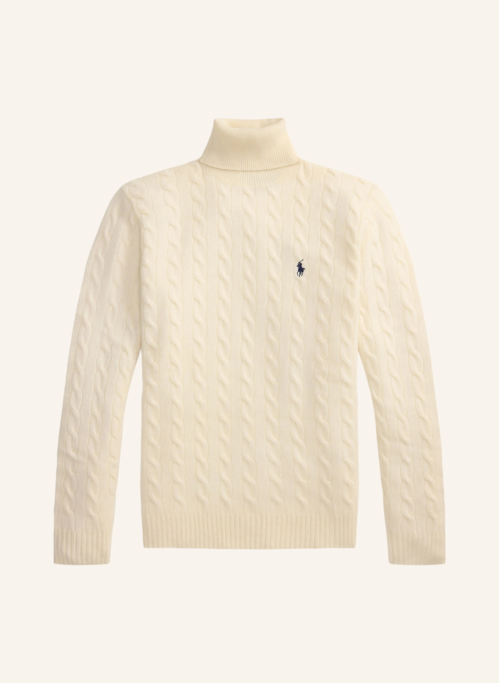 POLO RALPH LAUREN Rollkragenpullover – CREME