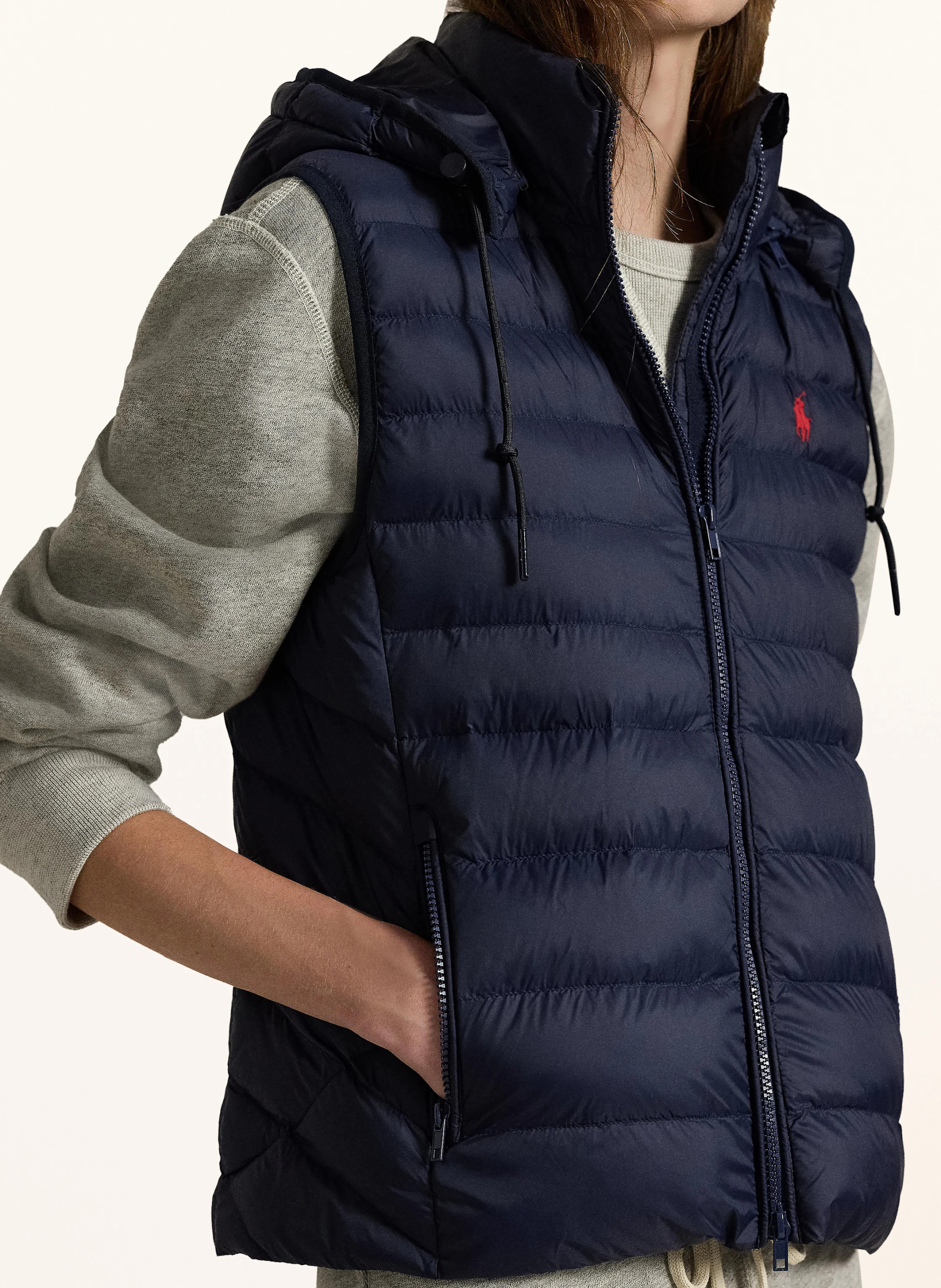 POLO RALPH LAUREN Steppweste mit abnehmbarer Kapuze – DUNKELBLAU (2)