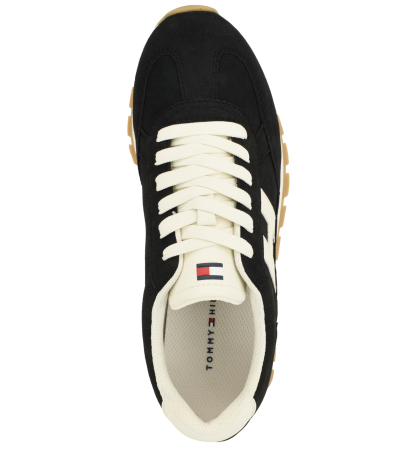 Tommy Hilfiger Women's Hatina Chunky Sole Lace-Up Sneakers - Black/White