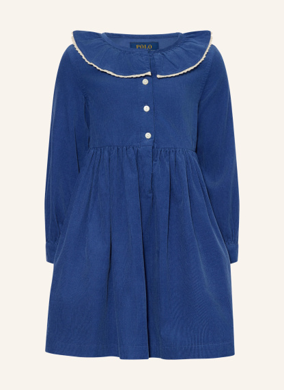 POLO RALPH LAUREN Cordkleid – BLAU