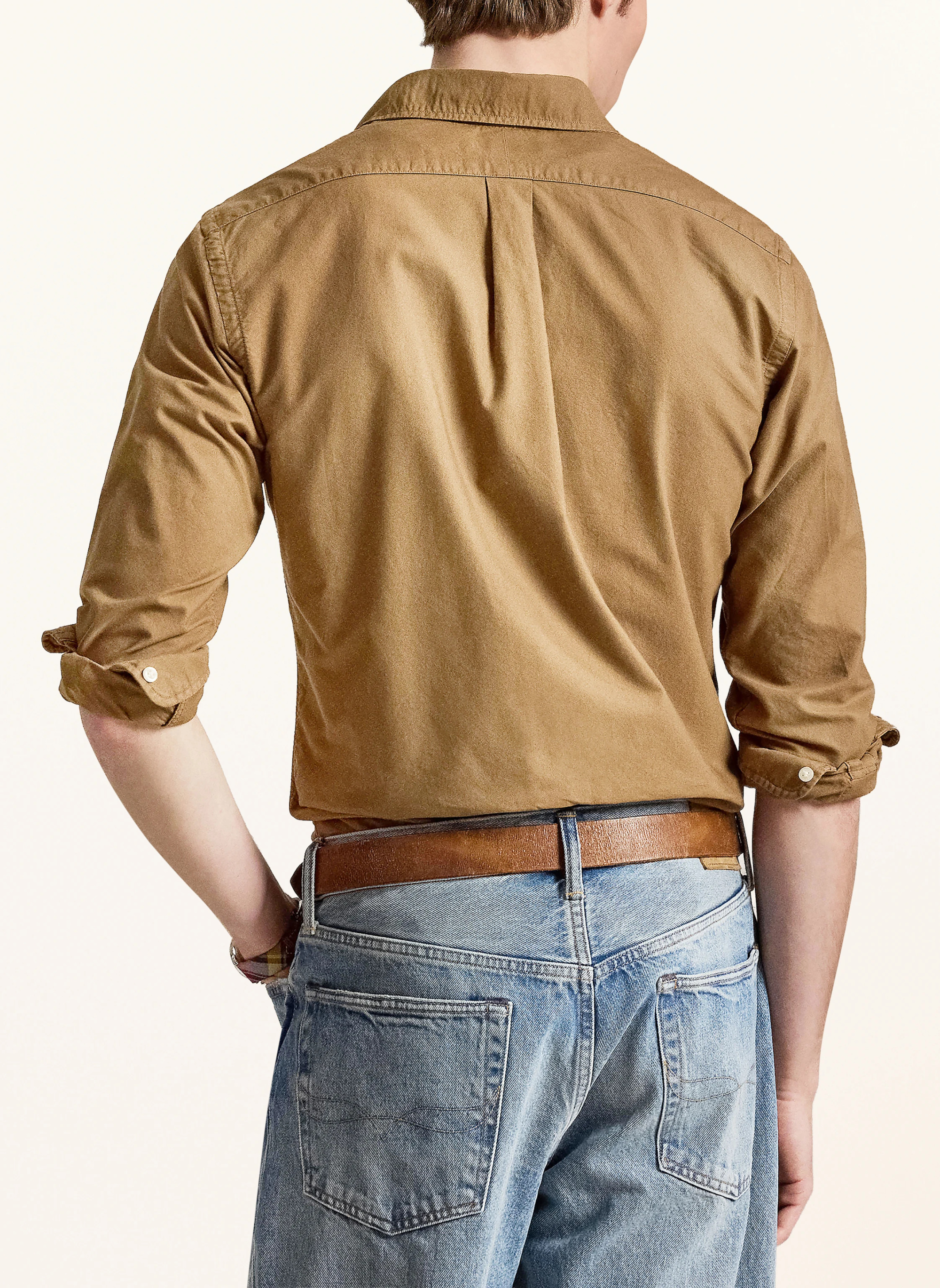 POLO RALPH LAUREN Oxfordhemd Custom Fit – COGNAC