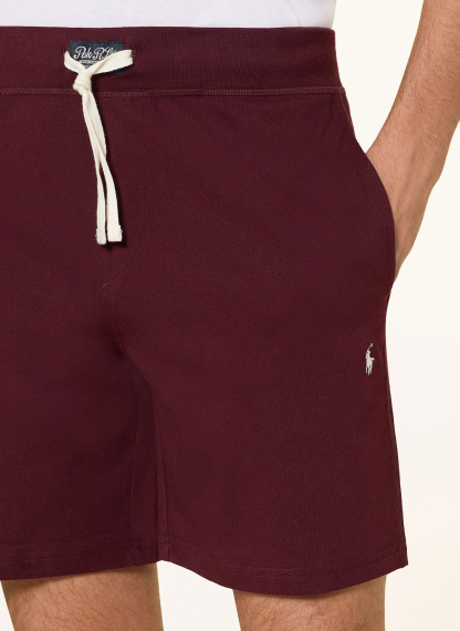 POLO RALPH LAUREN Lounge-Sweatshorts – DUNKELROT