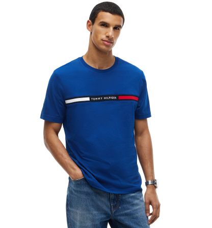 Tommy Hilfiger Men's Chest Insert Logo T-Shirt - Opullent Blue