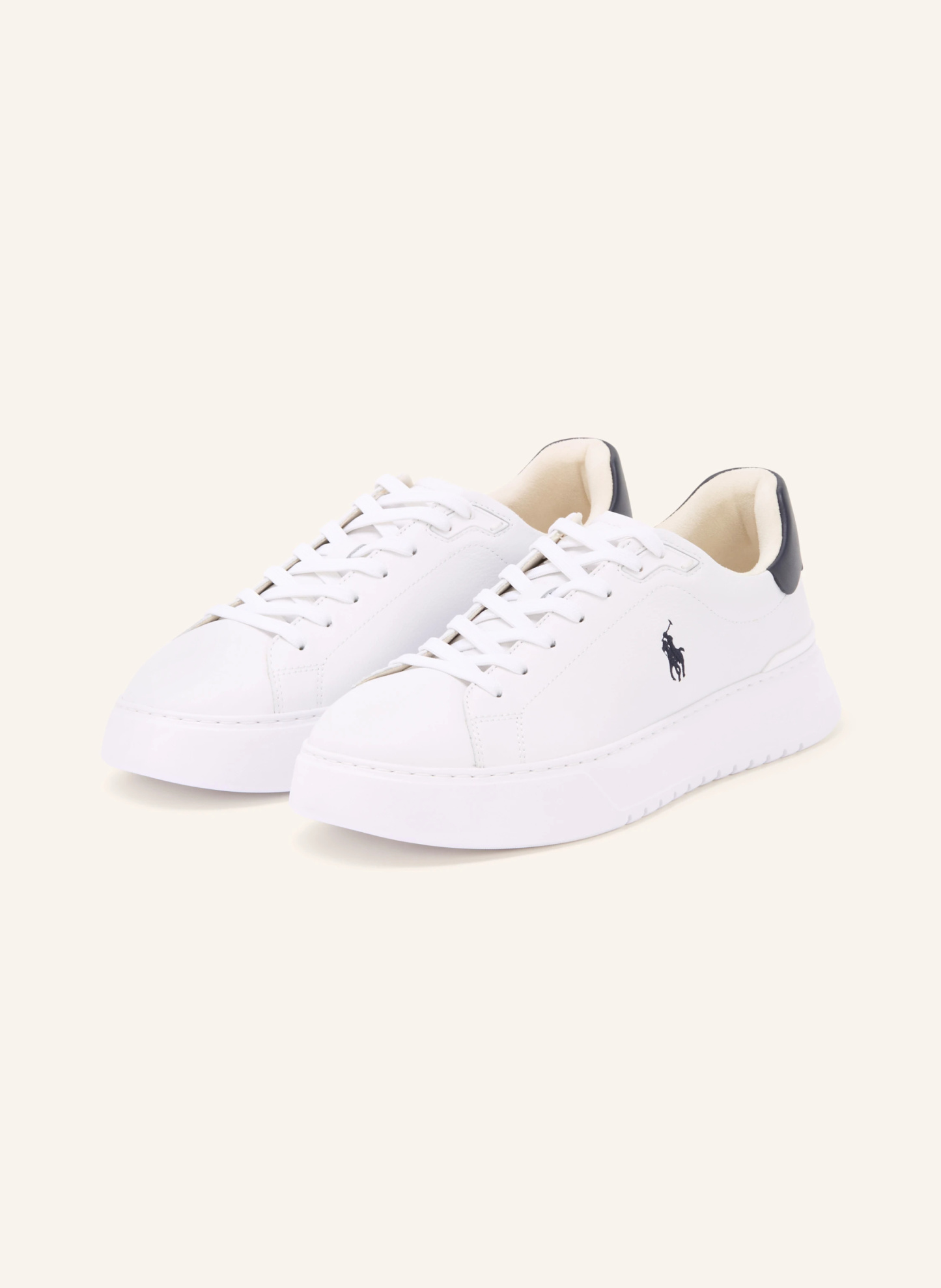 POLO RALPH LAUREN Sneaker – WEISS / DUNKELBLAU