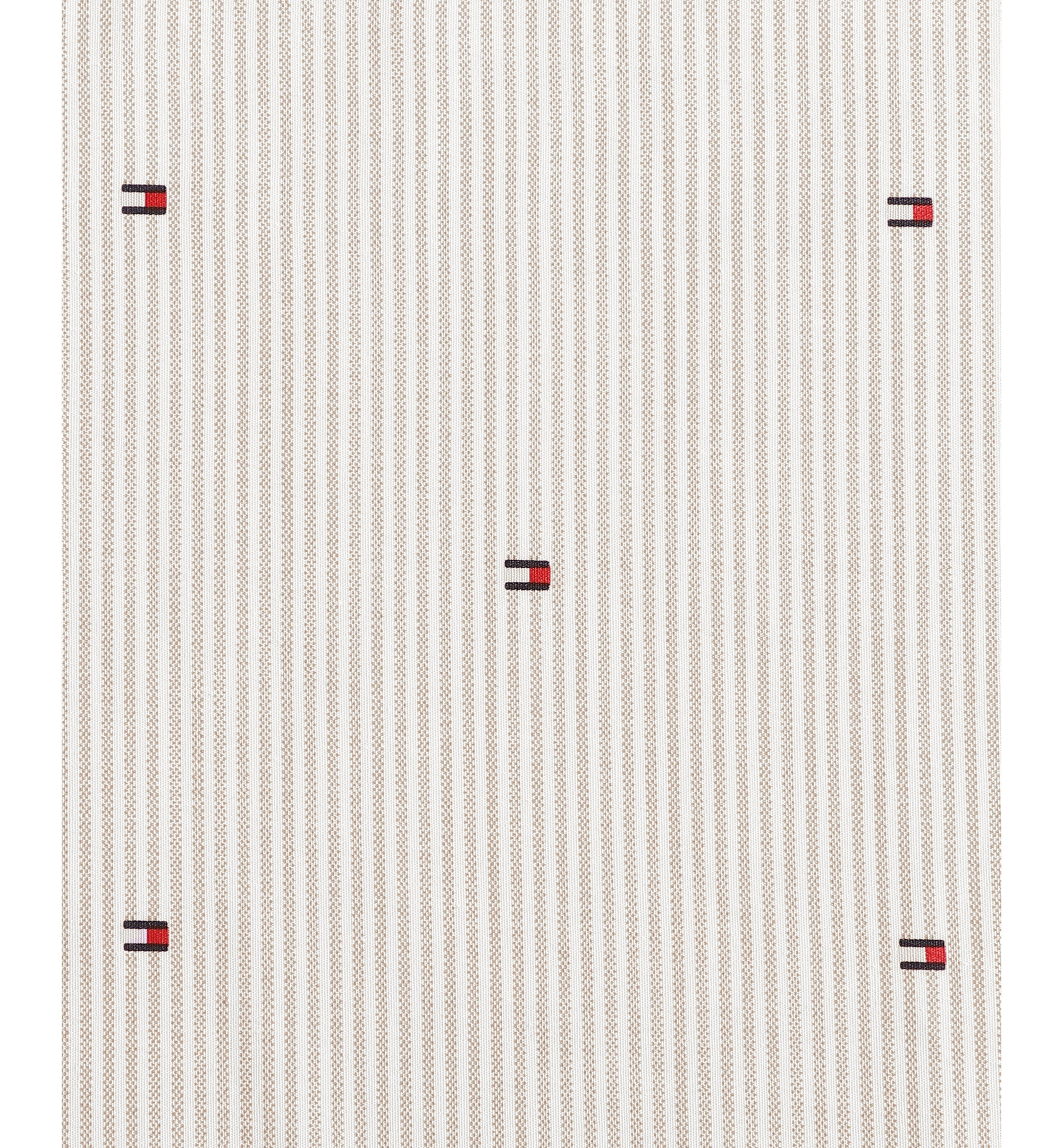 Tommy Hilfiger Ithaca Flag Stripe Cotton Percale Sheet Set - Medium Bei