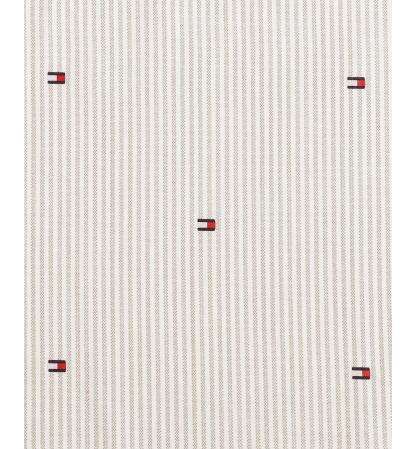 Tommy Hilfiger Ithaca Flag Stripe Cotton Percale Sheet Set - Medium Bei
