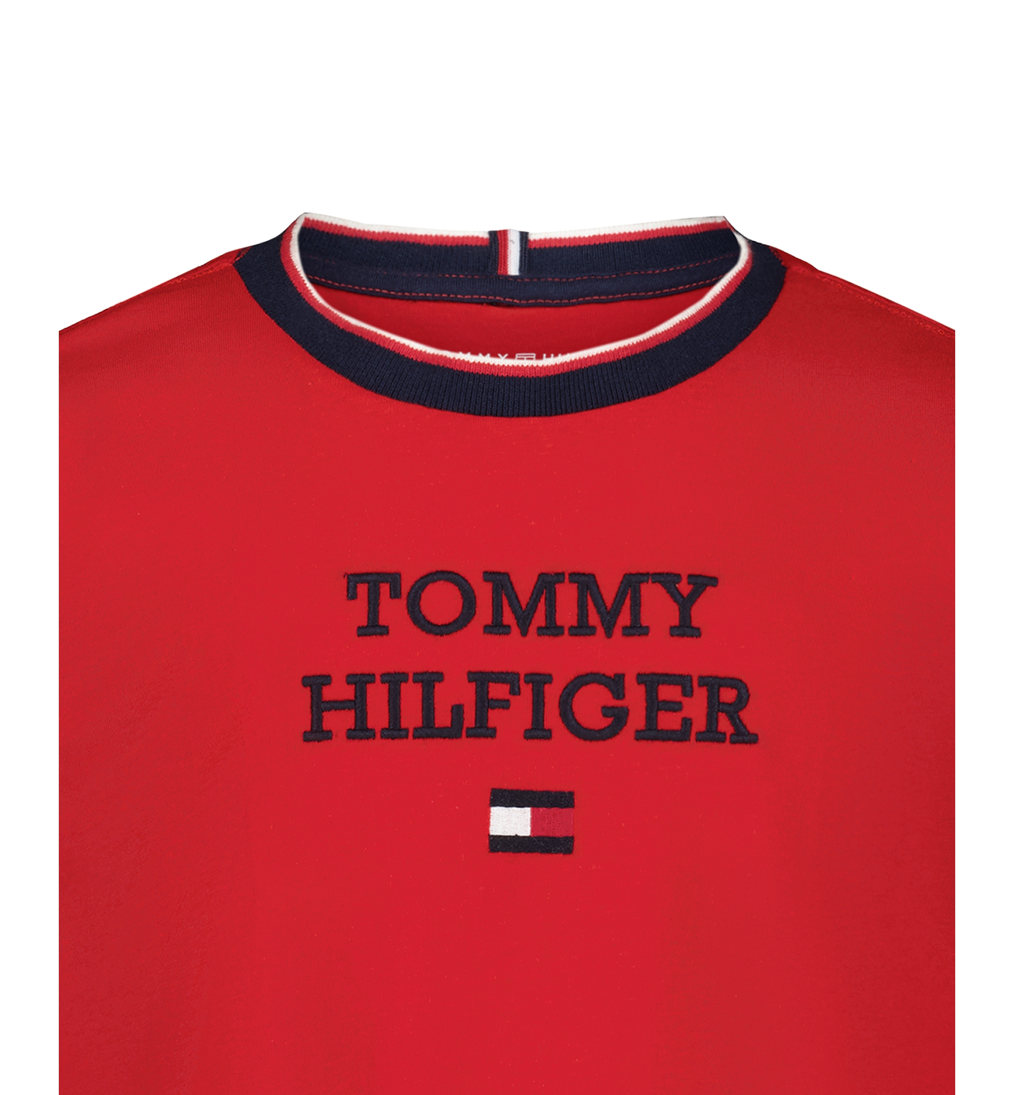 Tommy Hilfiger Boys' 8-20 Classic Lockup Short-Sleeve T-Shirts - Tommy Red