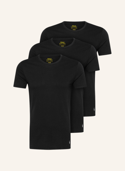 POLO RALPH LAUREN 3er-Pack T-Shirts – SCHWARZ