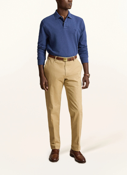 POLO RALPH LAUREN Piqué-Poloshirt Custom Slim Fit – BLAU (1)