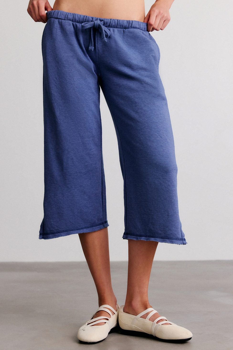 Out From Under Spring Breaker Slouch Capri Pants - Blue