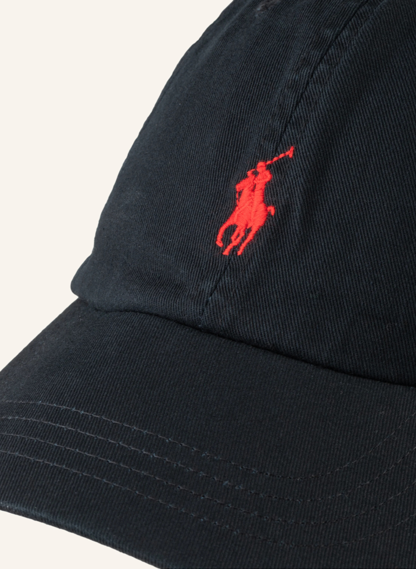 POLO RALPH LAUREN Cap – SCHWARZ / ROT