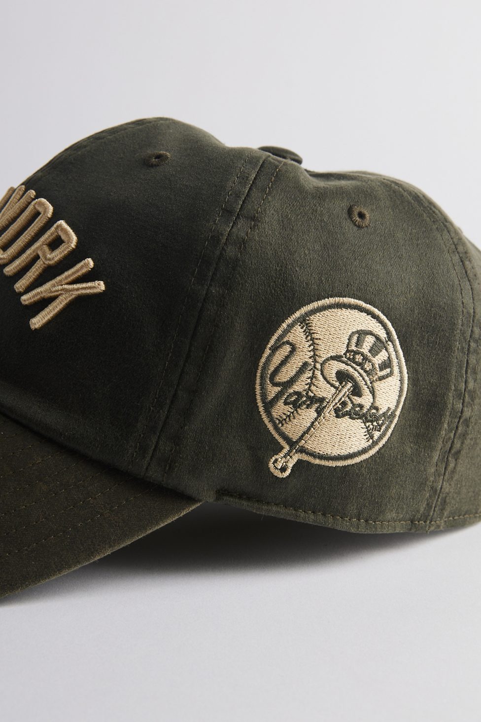 Mitchell & Ness MLB New York Yankees Faux Leather Dad Hat - Green