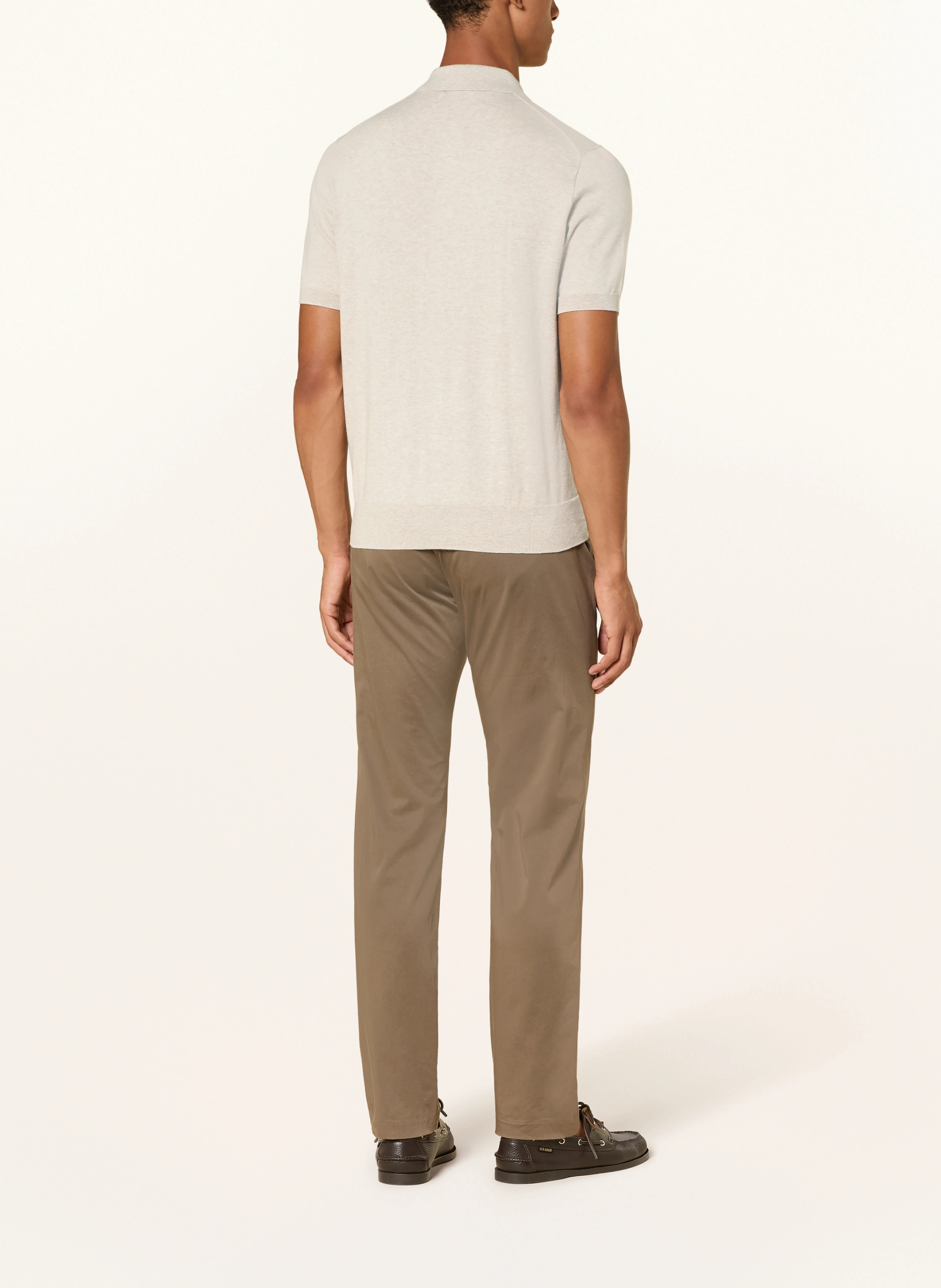 POLO RALPH LAUREN Strick-Poloshirt – BEIGE